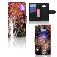 Samsung Galaxy A3 2017 | Wallet Case | met Pasjes | Vuurwerk - thumbnail