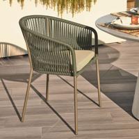 Kave Home Tuinstoel 'Yanet', kleur Donkergroen - thumbnail