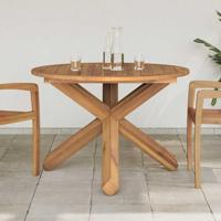 Tuintafel 109x74 cm massief teakhout - thumbnail