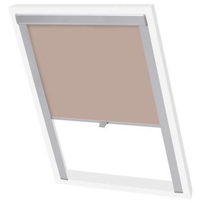 VidaXL Rolgordijn verduisterend beige 206