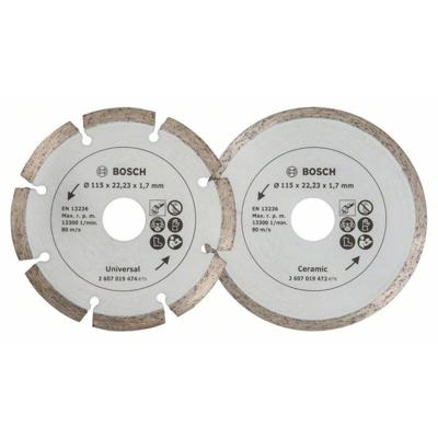 Bosch Accessories Dia-SS Turbo 115mm 2 stuks