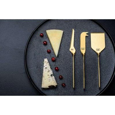 Set di coltelli per formaggio e burro - LIFESTYLE - Acciaio inossidabile - 6 pezzi - Oro