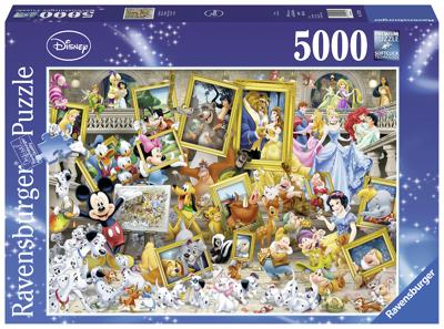 Ravensburger legpuzzel disney mickey als kunstenaar, 5000st.