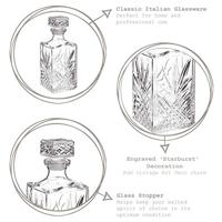 Bormioli Rocco Whiskey Karaf Selecta - 1 liter - thumbnail