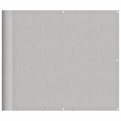 VidaXL Balkonscherm 90x500 cm 100% oxford polyester lichtgrijs VidaXL Balkonscherm 90x500 cm 100% oxford polyester lichtgrijs