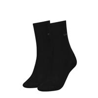 Calvin Klein Dames Sokken Classic 2-pack Zwart-One Size (37-41) - thumbnail