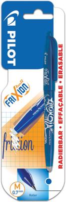 Rollerpen pilot frixion bl-fr7 m blister blauw Rollerpen pilot frixion bl-fr7 m blister blauw