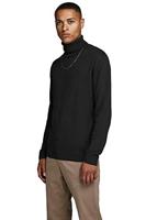 Jack - Jones Jjeemil Knit Roll Neck Noos Trui Black - thumbnail