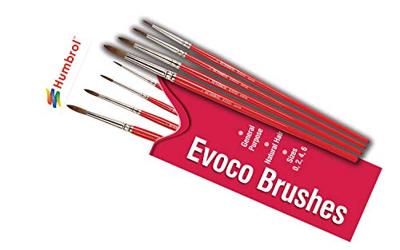 Humbrol Evoco penselen set - 0/2/4/6