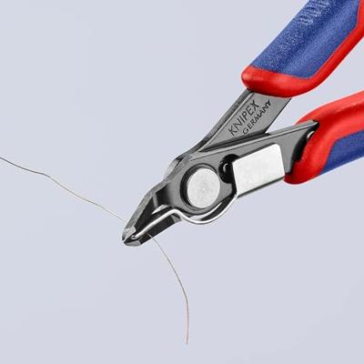 Knipex Super-Knips 78 41 125 Elektronica en fijnmechanica Printtang Zonder facet 125 mm Knipex Super-Knips 78 41 125 Elektronica en fijnmechanica Printtang Zonder facet 125 mm