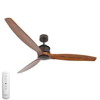 Beacon Houten plafondventilator met bronsAirfusion Akmani Ø 152cm - 210507