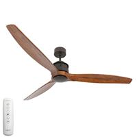 Beacon Houten plafondventilator met bronsAirfusion Akmani Ø 152cm - 210507 - thumbnail
