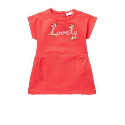 Noppies baby jurk Mieste met biologisch katoen oranje