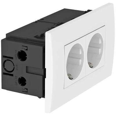 OBO Bettermann 6119407 Apparaatinzet Stopcontact (b x h x d) 140 x 84 x 60 mm 1 stuk(s) Wit OBO Bettermann 6119407 Apparaatinzet Stopcontact (b x h x d) 140 x 84 x 60 mm 1 stuk(s) Wit