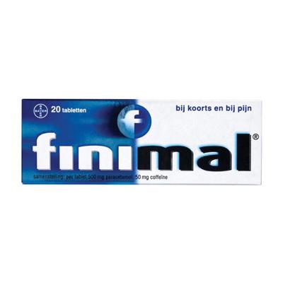 Finimal Paracetamol met coffeine 500/50mg 20 Tabletten