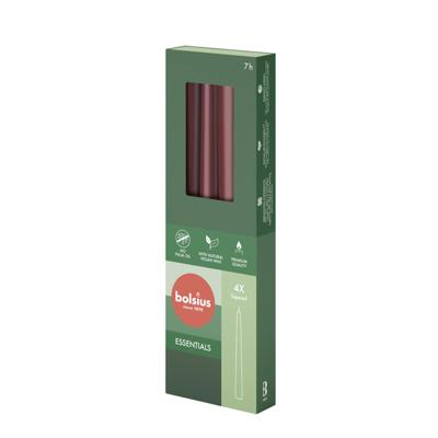 Bolsius Gotische Kaarsen 4 Stuks Velvet Red Bolsius Gotische Kaarsen 4 Stuks Velvet Red