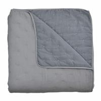 Sprei Pierre Cardin LORENA Antraciet Bed van 105 (2 Onderdelen) - thumbnail