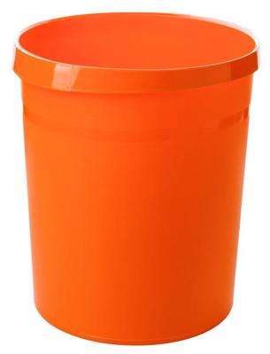 HAN GRIP 18190-51 Prullenbak 18 l (Ø x h) 312 mm x 350 mm Polypropyleen Oranje 1 stuk(s)