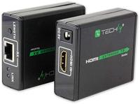 Techly IDATA EXT-E70 audio/video extender AV-zender & ontvanger Zwart - thumbnail