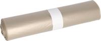 Deiss vuilniszak, ft 63 x 70 x 0,11 cm, transparant, HDPE, rol van 50 stuks - thumbnail