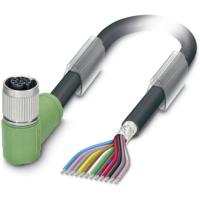 Phoenix Contact 1430161 Sensor/actuator connector, geassembleerd M12 Aantal polen (sensoren): 12 Bus, haaks 1.50 m 1 stuk(s) - thumbnail