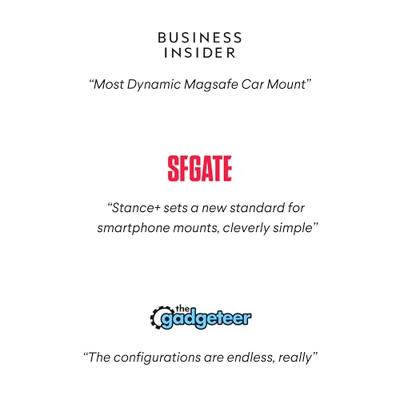 Kenu Stance+ 10-in-1 MagSafe phone houder en stand - Black