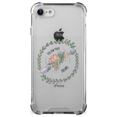 iPhone SE 2022/2020 | iPhone 8/7 Stevig | Bumper Hoesje | Boho Dreams