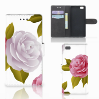 Huawei Ascend P8 Lite Hoesje Roses - thumbnail