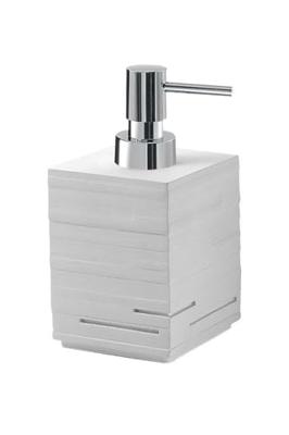 Zeepdispenser Sapho Quadrotto Vrijstaand 430 ML Polyresin Wit Sapho - thumbnail