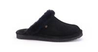 Warmbat Lismore Suede Dames Pantoffel Black/Black 37 - thumbnail