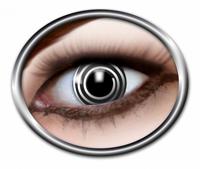 contactlenzen Black Spiral (poly-)hema zwart/wit - thumbnail