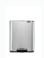 Brabantia Bo pedaalemmer 12 liter Matt steel finger print proof - thumbnail