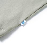 Kindershirt apenprint 140 lichtkakikleurig - thumbnail