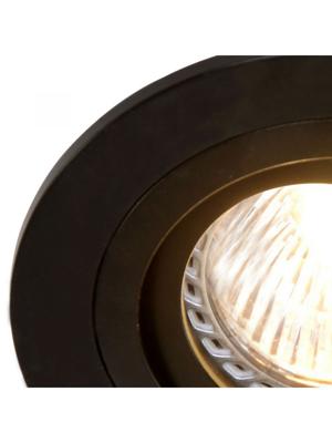 Steinhauer Zwarte inbouwspotRound - 7304ZW