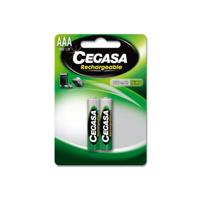 Cegasa heroplaadbaar – pak 2 batterijen HR03, groen - thumbnail