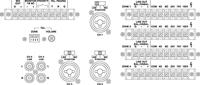 Monacor PA-4040 PA-versterker 40 W 4-kanaals 4 zones - thumbnail