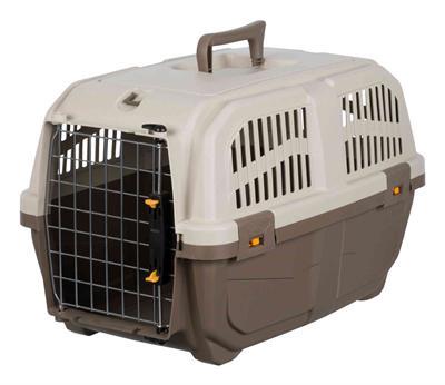 TRIXIE VERVOERSBOX SKUDO TAUPE / ZAND 55X35X36 CM