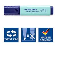Fluoriscerende Markeerstift Staedtler Textsurfer Classic Pastelblauw (10 Stuks) - thumbnail