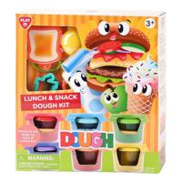 Playgo lunch en snoep kleiset - 6 kleipotjes - thumbnail