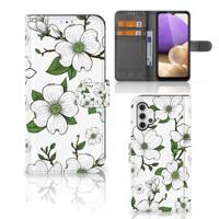 Samsung Galaxy A32 4G Hoesje Dogwood Flowers - thumbnail