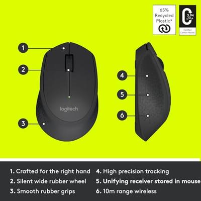 Logitech M280 muis Rechtshandig RF Draadloos Optisch 1000 DPI