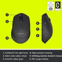 Logitech M280 muis Rechtshandig RF Draadloos Optisch 1000 DPI - thumbnail