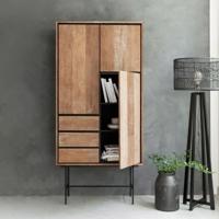 DTP Home Opbergkast 'Metropole' Teakhout, 210 x 100cm - thumbnail
