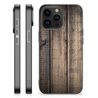 iPhone 15 Pro Max Houten Print Telefoonhoesje Steigerhout - thumbnail