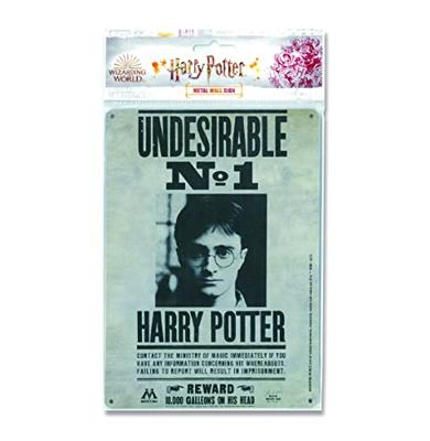 Harry Potter Tin Sign Undesirable No. 1 15 x 21 cm