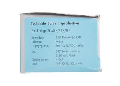 Ansmann ALCS2-12 0.4 Stekkerlader 6 V, 2 V, 12 V 0.4 A