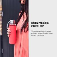 Black+Blum Glazen Waterfles - 0.6Ltr - Koraal - thumbnail