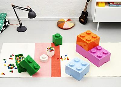 Room Copenhagen LEGO Storage Brick 8 Licht groen opbergdoos - thumbnail