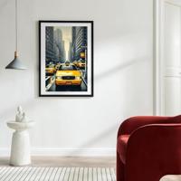 Fotolijst Poster Formaat 61x91,5 cm - MDF Hout - Zwart - thumbnail