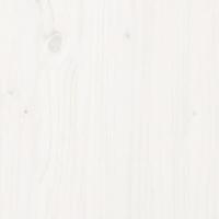 Bedframe massief hout wit 120x190 cm - thumbnail
